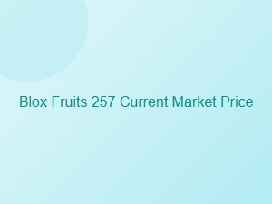Blox Fruits 257 Current Market Price